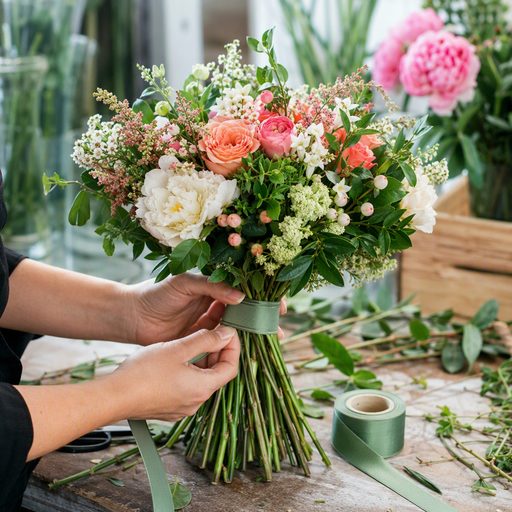 鲜花花束DIY